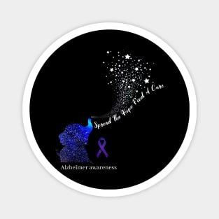 Alzheimer Awareness Spread The Hope Find A Cure Gift Magnet